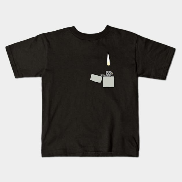 Lighter Kids T-Shirt by TheQueerPotato